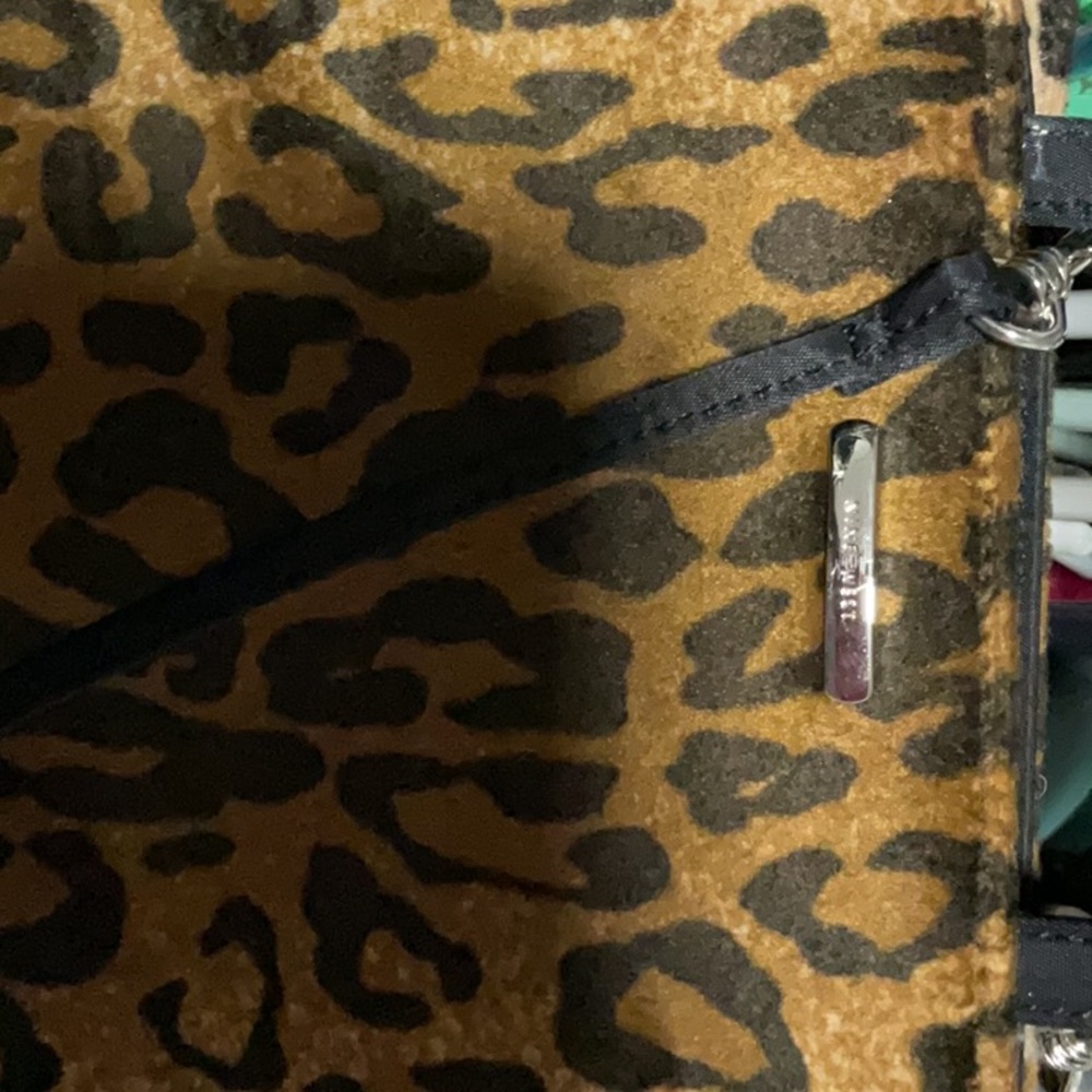 Leopard Mini Velvet Crossbody hand bag